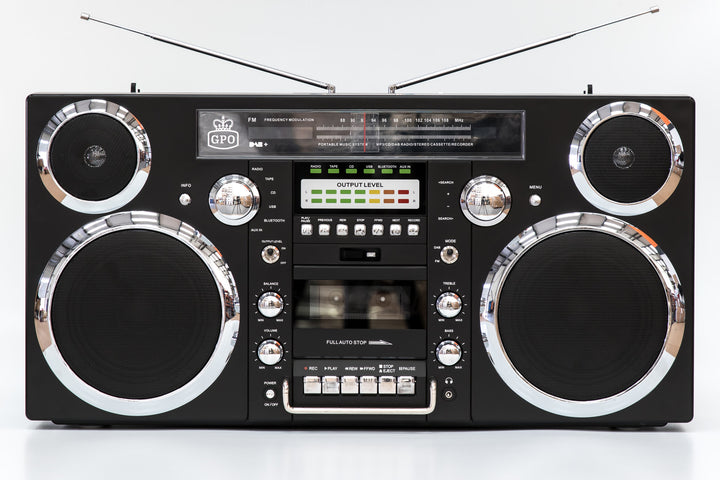 GPO RETRO GPO BROOKLYN BOOMBOX - BLACK