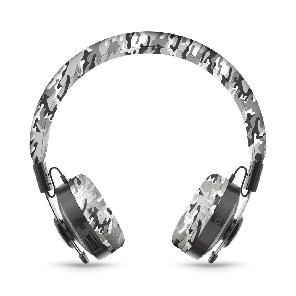 LILGADGET LilGadgets Untangled Pro Childrens Wireless Bluetooth Headphones - Snow Camo