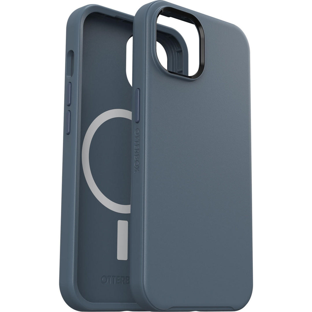 OTTERBOX Apple iPhone 14 / iPhone 13 Symmetry Series+ Antimicrobial Case for MagSafe - Bluetiful (Blue) (77-89026), Ultra-Sleek Design