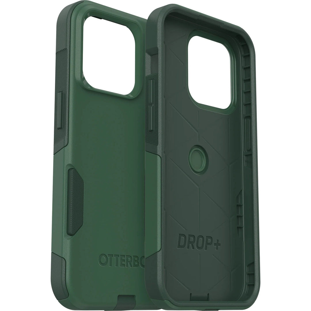 OTTERBOX Apple iPhone 14 Pro Commuter Series Antimicrobial Case - Trees Company (Green) (77-88437), 3X Military Standard Drop Protection, Secure Grip