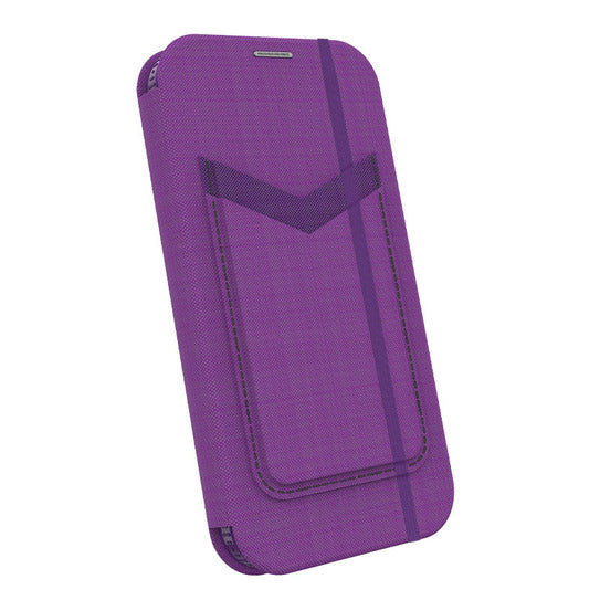 FORCE TECHNOLOGY Miami Wallet Case Apple iPhone 13 - Violet Hue EFCMIAE192VTH, 2.4m Military Standard Drop Tested, Convenient and card/ cash pocket, Slim design