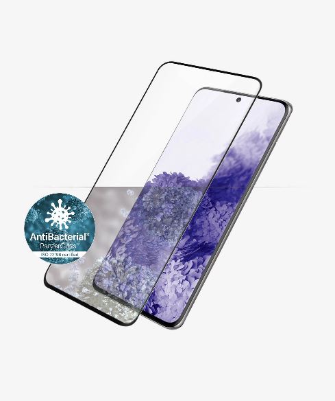 PANZER GLASS Screen Protector - Fingerprint Support- For Samsung Galaxy S21- Full Frame Coverage, Rounded Edges, Crystal Clear, 100% Touch Preservation