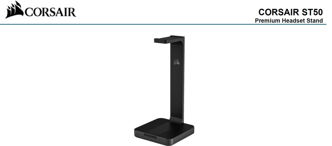 Corsair Gaming ST50 - Headset Stand, Durable anodized aluminium built to withstand the test of time