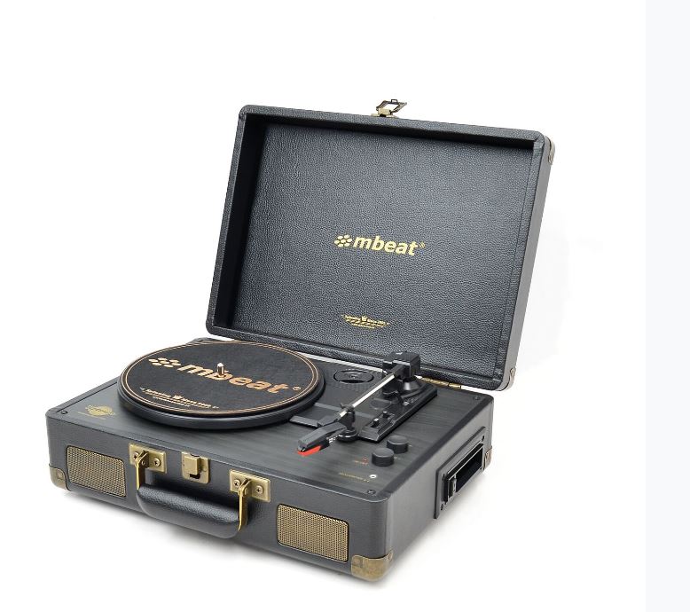 MBEAT Uptown Retro Bluetooth Turntable & Cassette Player