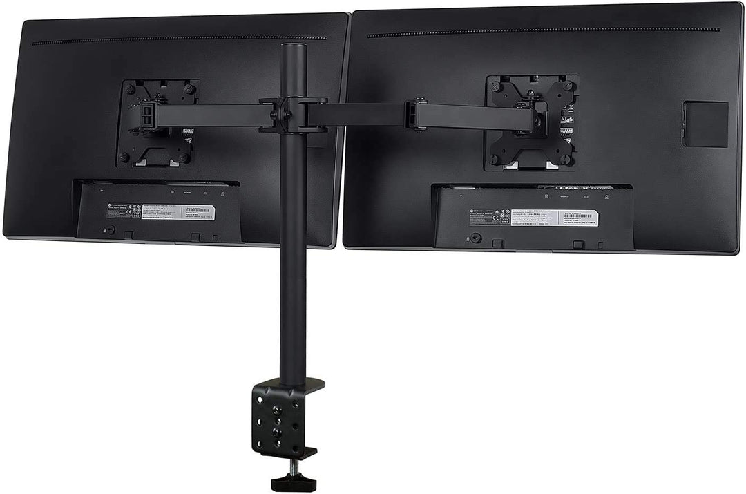 360 Degree Rotation Dual LCD LED Monitor Desk Mount Stand Fits 2 Screens Up to 27"