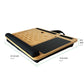 CARLA HOME Bamboo Laptop Lap Desk with Cushion and Angle Adjustable for Office and Home