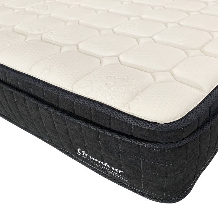 Grandeur King Single Mattress Latex Foam 7 Zone Pocket Spring