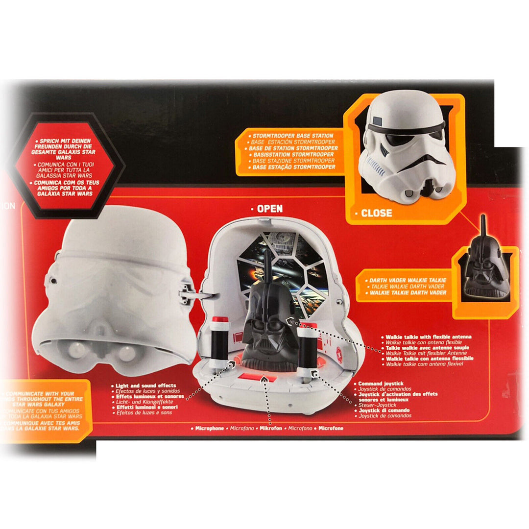 Star Wars Storm Trooper Darth Vader Base Station Light & Sound Talk 6+