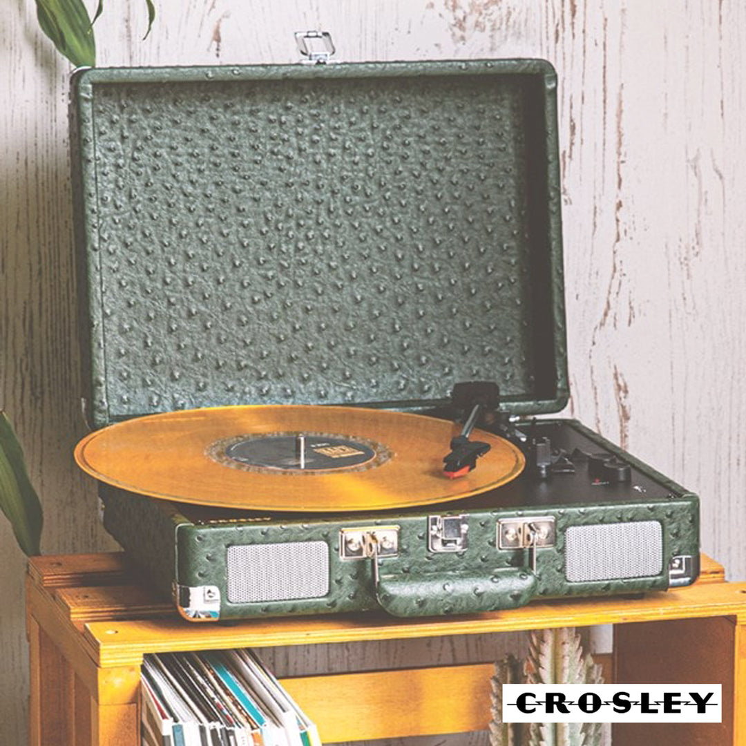 Crosley Cruiser Plus Bluetooth Turntable 3 Speed Ostrich Green