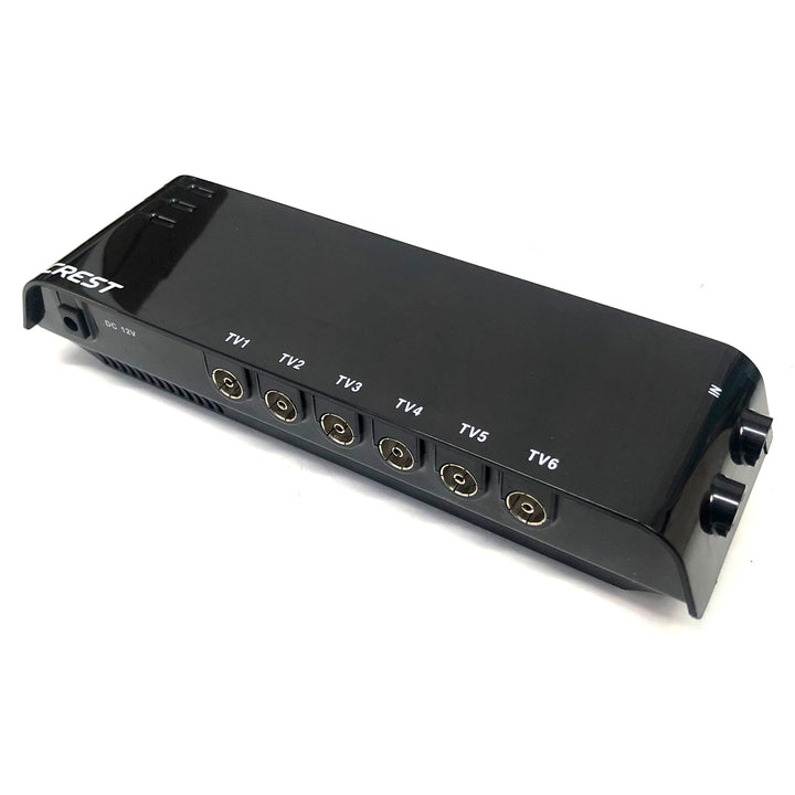 Crest UHF VHF Digital TV Signal Splitter Distributor 6 Outputs