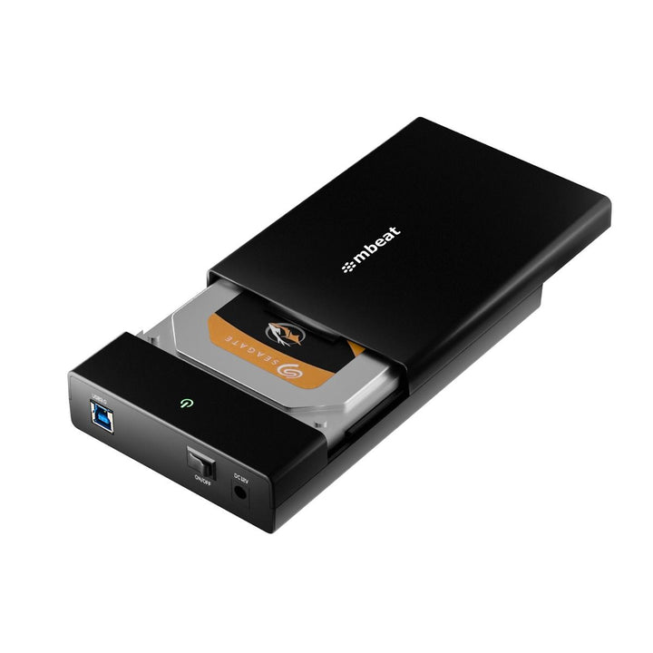 mbeat C1 Tool-Free USB 3.0 3.5" & 2.5" SATA HDD Enclosure - Black