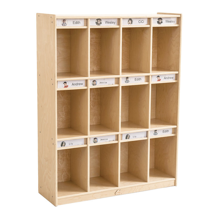 Jooyes 12 Cubbies Bag Locker Storage Cabinet