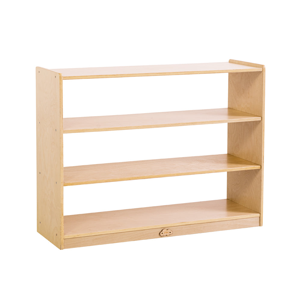 Jooyes 3 Shelf Wooden Storage Cabinet Open Back H76cm