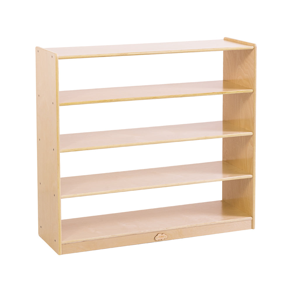 Jooyes 4 Shelf Wooden Storage Cabinet Open Back H91cm