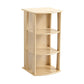 Jooyes Wooden and Acrylic See Through Storage Cabinet Display Unit