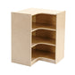 Jooyes Kids 3 Shelf Corner Storage Cabinet - H76cm