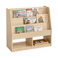 Jooyes Kids Double Side Wooden Bookcase With Storage