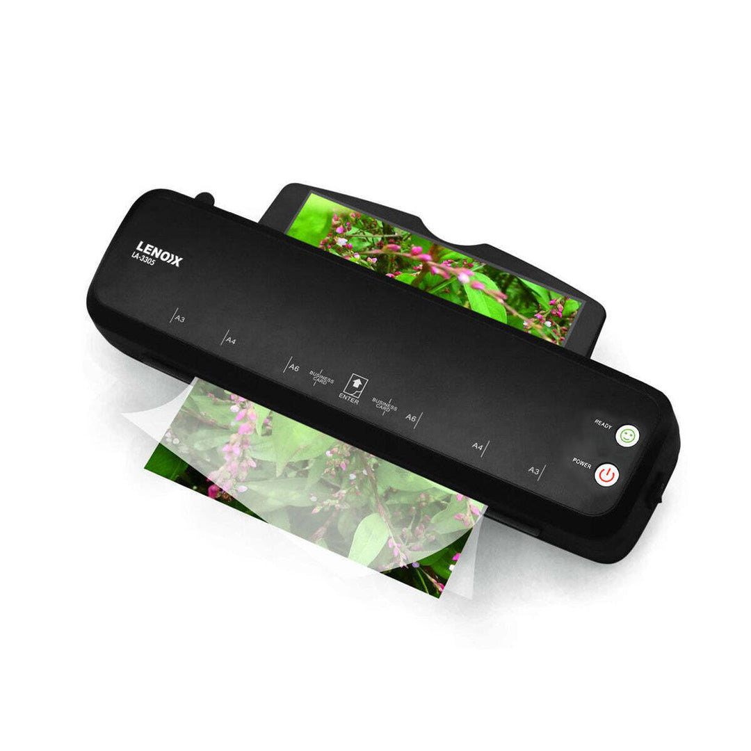 Hot Paper Laminator 350W for 80-100 Microns with 50 A3 Laminating Pouches