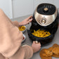 3.5L Air Fryer Cooking Oven (Black/Gold) with Timer