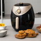 3.5L Air Fryer Cooking Oven (Black/Gold) with Timer