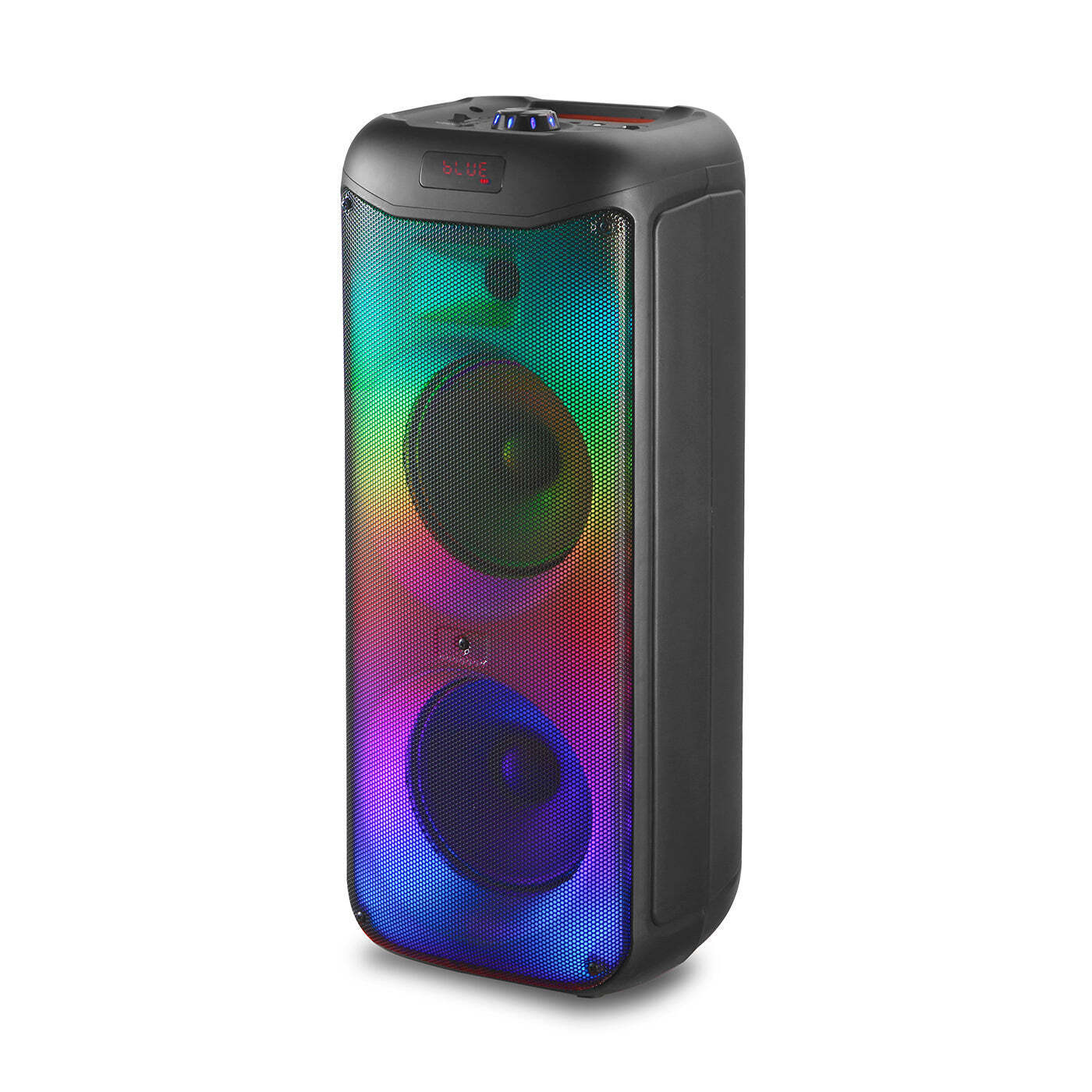 LED Multi-coloured Flame Light Portable Bluetooth Speaker with 60W RMS