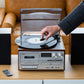 Audio Home Entertainment System (Brown) Turntable, CDs, Vinyl, Wireless Streaming & More