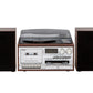 Audio Home Entertainment System (Brown) Turntable, CDs, Vinyl, Wireless Streaming & More