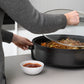 Non-Stick Electric Fry Pan 38cm Diameter, 240C Max - Dark Grey