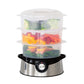 3 Tier Food Steamer with Stainless Steel Base