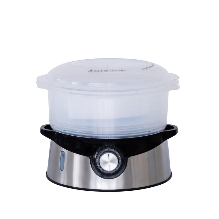 3 Tier Food Steamer with Stainless Steel Base