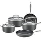 8-Piece Cookware Set with Non-stick Coating and Glass Lids