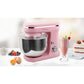 1200W Mix Master 5L Kitchen Stand (Pink) w/ Bowl/ Whisk/ Beater