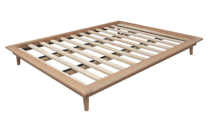 Gatsby Queen Size Platform Bed Base (Natural)