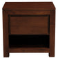 Amsterdam Solid Mahogany Timber 1 Drawer Bedside Table (Mahogany)