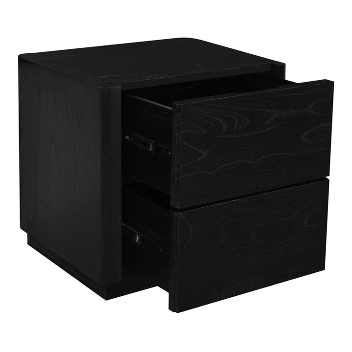 Gatsby 2-Drawer Bedside Table (Black)