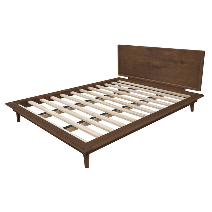 Gatsby Platform Queen Bed (Walnut)