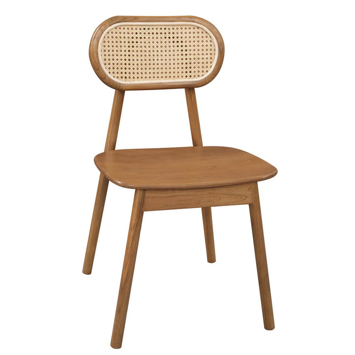 Kelly Rattan Dining Chair (Almond)