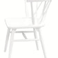 Sierra Cross Back Oak Chair - Set of 2 (White)