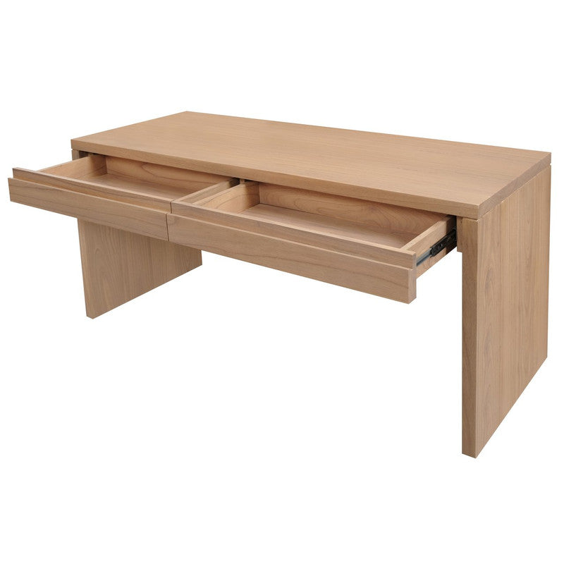 Apollo 2 Drawer Writing Desk (Natural)