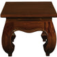 Dynasty Solid Mahogany Timber Lamp Table (Mahogany)