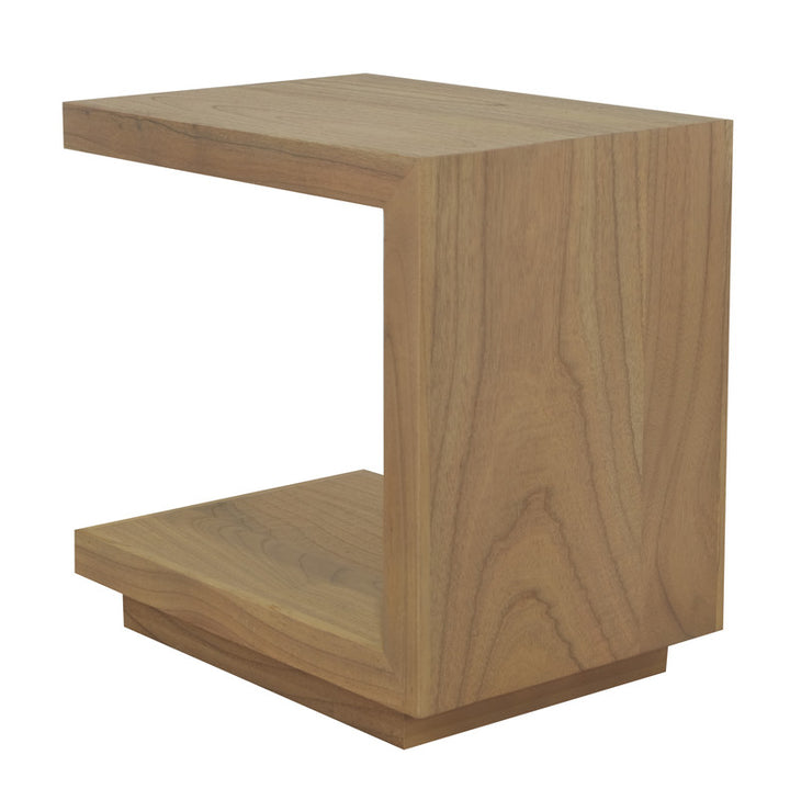 Oscar Solid Mindi Lamp Table (Natural)