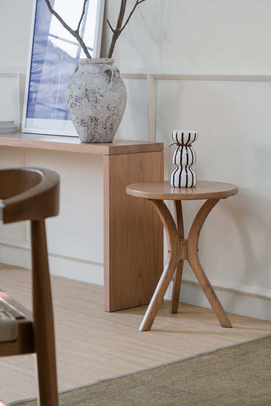 Gatsby Round Side Table - Small (Natural)