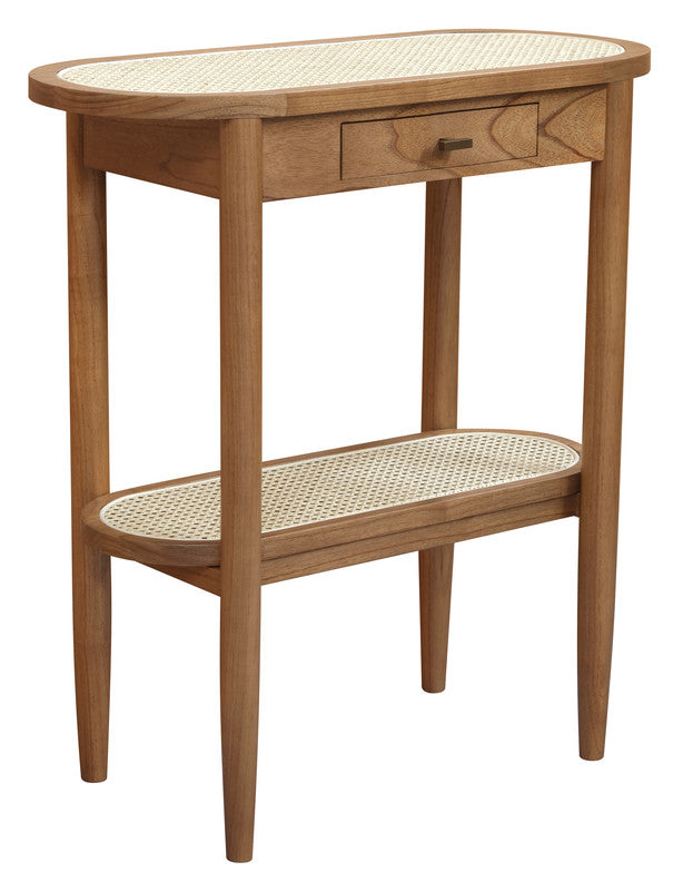 Kelly 1 Drawer Hall Table (Almond)