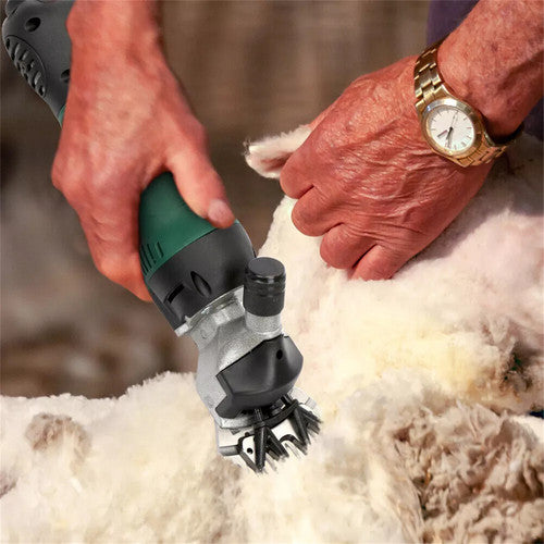 690W Electric Sheep Shears 2400R/Min 6 Speed Grooming Kit with 8 Grids Heat AU