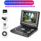 7Inch Portable Dvd Player CD Card Hd 16:9 Lcd Large 270-Degree Rotation Screen