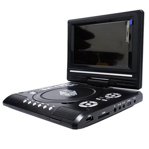 7Inch Portable Dvd Player CD Card Hd 16:9 Lcd Large 270-Degree Rotation Screen