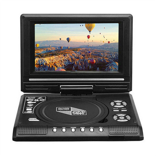 7Inch Portable Dvd Player CD Card Hd 16:9 Lcd Large 270-Degree Rotation Screen