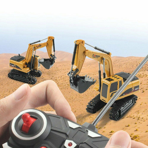 1:24 RC Digger Remote Control Excavator Construction Truck Vehicle RC Toys 6CH