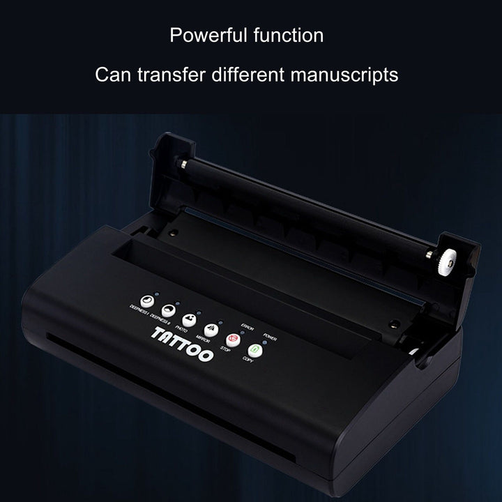 Tattoo Transfer Machine Printer Drawing Thermal Stencil Maker Copier+100 Paper