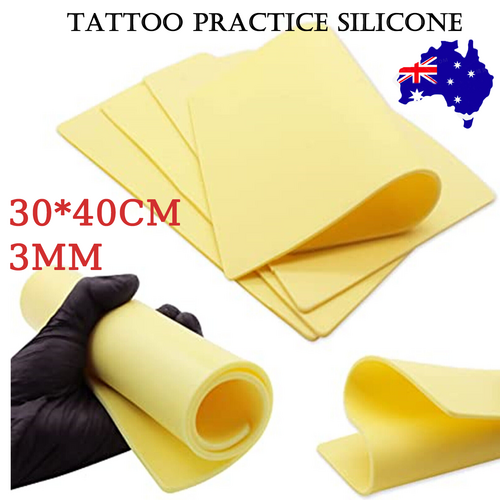 1pcs 30x40cm Thickness Tattoo Practice Skin Silicone Fake Skin Pad for Beginner